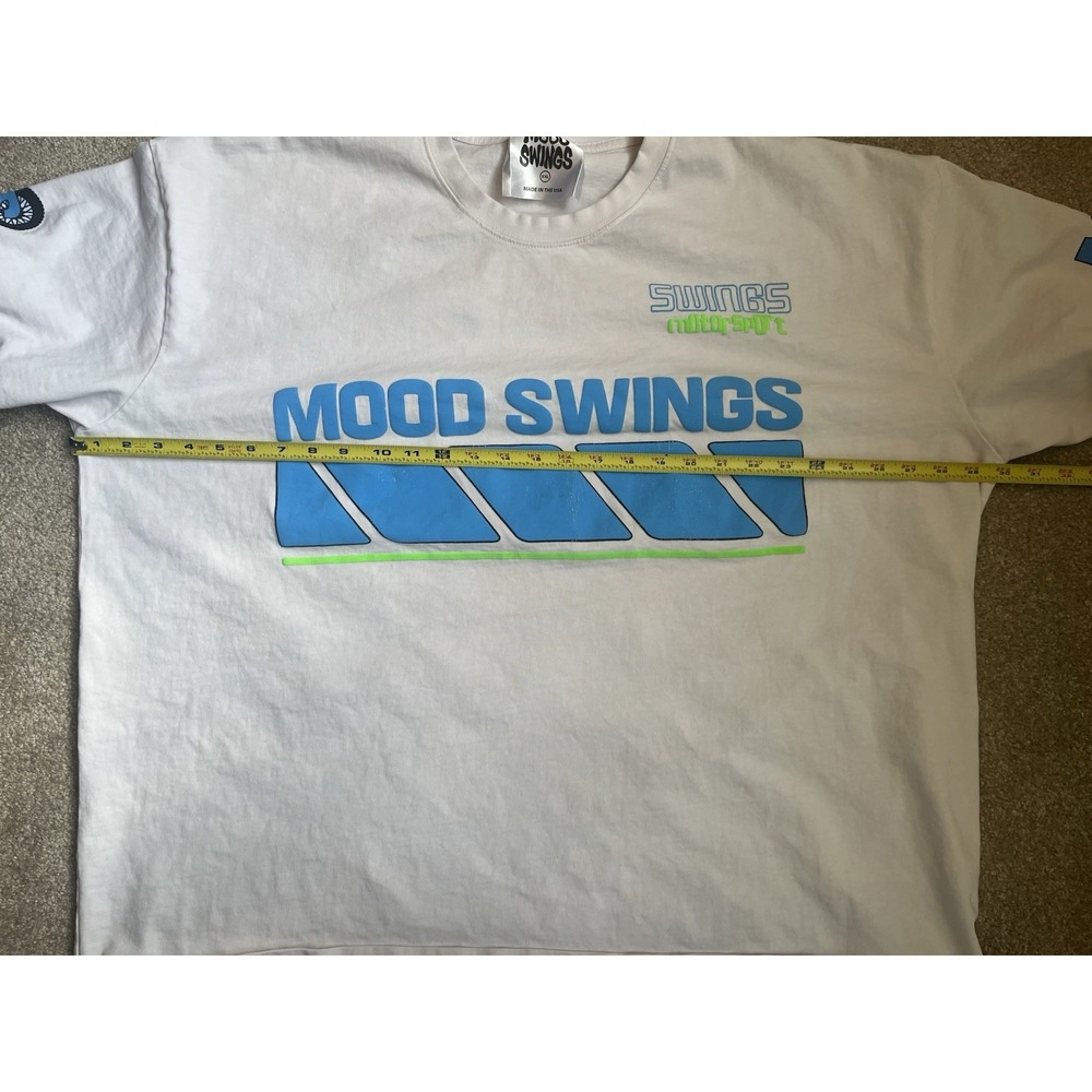 Mood Swings T Shirt Not In The Mood Swings Motor Sports White XXL - Picture 3 of 16